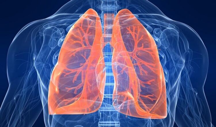 lung pathology as the cause of pain under the left scapula