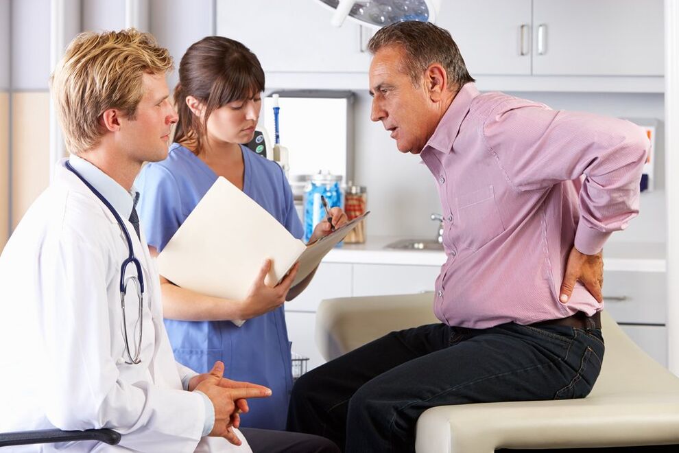 doctor appointment for back pain